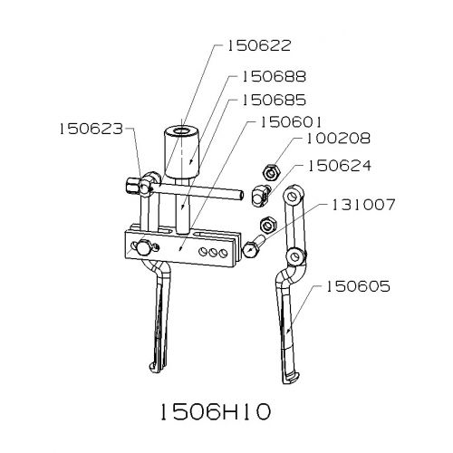 CONJUNTO HIDRÁULICO DE INTERIORES PARTE MECÁNICA FORZA SERIE 1500H
